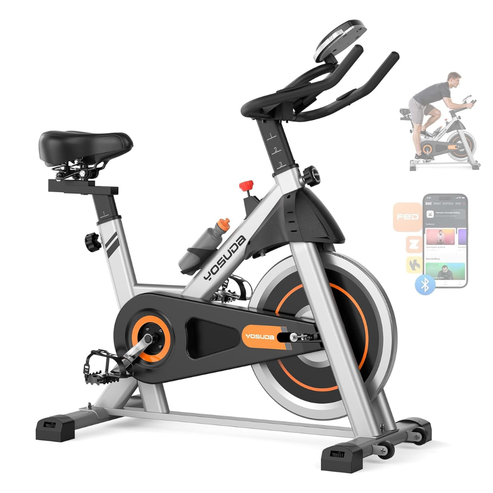 Untitled-design-2026-02-07T062138.764.png YOSUDA Exercise Bike, Brake Pad Stationary Bike - Image 1
